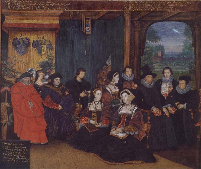 Rowland Lockey Thomas More and Family Spain oil painting art